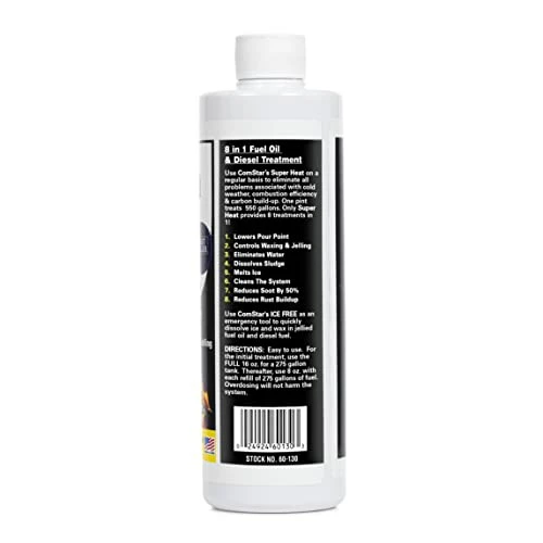 New π ComStar Super Heat, 8-in-1 Fuel Oil Treatment, Controls Waxing & Jelling, Melts Ice, Lowers Pour Point, Dissolves Sludge, Reduces Soot, Rust, Water, Cleans Parts, Made In USA, 16 Ounces (60-130) π 5 New π ComStar Super Heat, 8-in-1 Fuel Oil Treatment, Controls Waxing & Jelling, Melts Ice, Lowers Pour Point, Dissolves Sludge, Reduces Soot, Rust, Water, Cleans Parts, Made In USA, 16 Ounces (60-130) π - Image 3
