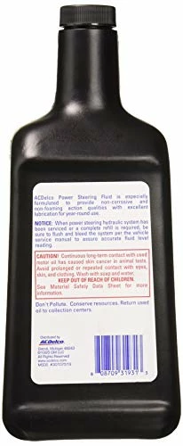 Budget ๐ Delco DCH10-5073 OEM 19329448 Power Steering Fluid - 32 Oz โจ 3 Budget ๐ Delco DCH10-5073 OEM 19329448 Power Steering Fluid - 32 Oz โจ