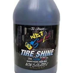 Wholesale 💯 Street Legal Wet Tire Shine 1 Gallon Maximum Protection Fast Dry Non Splatter Shine Wheels Tire Care Long Lasting And Rain Resistant Tire Rubber Moulding Bumpers 😀