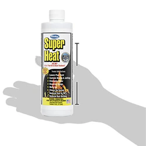 New π ComStar Super Heat, 8-in-1 Fuel Oil Treatment, Controls Waxing & Jelling, Melts Ice, Lowers Pour Point, Dissolves Sludge, Reduces Soot, Rust, Water, Cleans Parts, Made In USA, 16 Ounces (60-130) π 6 New π ComStar Super Heat, 8-in-1 Fuel Oil Treatment, Controls Waxing & Jelling, Melts Ice, Lowers Pour Point, Dissolves Sludge, Reduces Soot, Rust, Water, Cleans Parts, Made In USA, 16 Ounces (60-130) π - Image 4