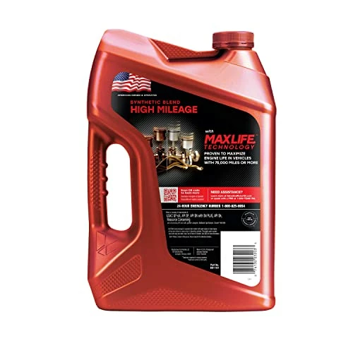 Hot Sale ⌛ High Mileage With MaxLife Technology SAE 10W-30 Synthetic Blend Motor Oil 5 QT (Packaging May Vary) ⭐ 4 Hot Sale ⌛ High Mileage With MaxLife Technology SAE 10W-30 Synthetic Blend Motor Oil 5 QT (Packaging May Vary) ⭐ - Image 2