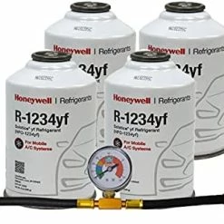 Brand new ❤️ ZeroR® Top Off Kit #2 - Genuine 8oz HFO-R1234yf Refrigerant (2 Cans) & HD Brass Can Tap With Gauge 🤩 -ZeroR-shop 41JeiE4hrZS. AC