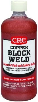 Promo ๐ 05371 Copper Block Weld Permanent Block & Radiator Sealer -16 Fl Oz ๐ 3 Promo ๐ 05371 Copper Block Weld Permanent Block & Radiator Sealer -16 Fl Oz ๐