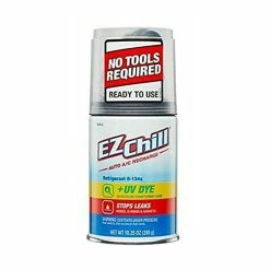 Best Pirce 😀 ZeroR EZ Chill R134a Refrigerant For MVAC In 10.25oz Self Sealing Can - Stop Leak And Dye All In One Solution 🤩