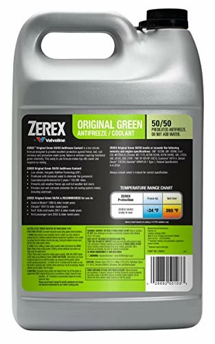 Best reviews of π Zerex Original Green Low Silicate 50/50 Prediluted Ready-to-Use Antifreeze/Coolant 1 GA 𧨠4 Best reviews of π Zerex Original Green Low Silicate 50/50 Prediluted Ready-to-Use Antifreeze/Coolant 1 GA 𧨠- Image 2