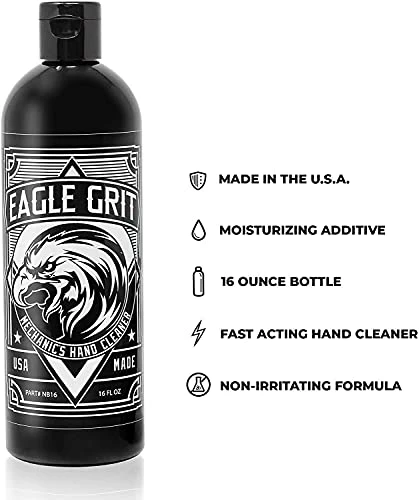 Top 10 π₯° Agle Grit Heavy Duty Industrial Hand Cleaner For Auto Mechanics - Clean Grease, Dirt, Oil, Paint And More - Eco-Friendly Moisturizing Silica Formula - (16 Oz Bottle) - 3 Pack - Perfect Mechanic Soap π― 4 Top 10 π₯° Agle Grit Heavy Duty Industrial Hand Cleaner For Auto Mechanics - Clean Grease, Dirt, Oil, Paint And More - Eco-Friendly Moisturizing Silica Formula - (16 Oz Bottle) - 3 Pack - Perfect Mechanic Soap π― - Image 2