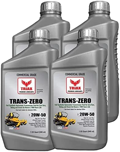 Deals ๐งจ RIAX Trans Zero 20W-50 Full Synthetic Hydro-Static Transmission Oil For Zero-Turn Mowers (1 Quart) ๐ 6 Deals ๐งจ RIAX Trans Zero 20W-50 Full Synthetic Hydro-Static Transmission Oil For Zero-Turn Mowers (1 Quart) ๐ - Image 4