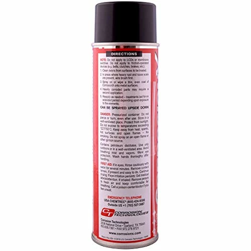 Top 10 โ Corrosion Technologies 90102 (16 Oz Aerosol) โ Multi-Purpose Lubricant, Penetrant, Rust And Corrosion Preventative | Industrial Strength | Marine Grade | Cleans Lubricates Protect ๐ 4 Top 10 โ Corrosion Technologies 90102 (16 Oz Aerosol) โ Multi-Purpose Lubricant, Penetrant, Rust And Corrosion Preventative | Industrial Strength | Marine Grade | Cleans Lubricates Protect ๐ - Image 2