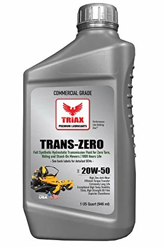 Deals ๐งจ RIAX Trans Zero 20W-50 Full Synthetic Hydro-Static Transmission Oil For Zero-Turn Mowers (1 Quart) ๐ 3 Deals ๐งจ RIAX Trans Zero 20W-50 Full Synthetic Hydro-Static Transmission Oil For Zero-Turn Mowers (1 Quart) ๐