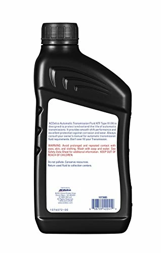Flash Sale π€© ACDelco Gold 10-9240 Type III (H) Automatic Transmission Fluid - 1 Qt π 5 Flash Sale π€© ACDelco Gold 10-9240 Type III (H) Automatic Transmission Fluid - 1 Qt π - Image 3