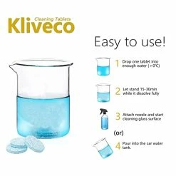 Promo 💯 30PCS Car Windshield Washer Fluid Tablet Concentrate,windshield Wiper Fluid,Glass Cleaning,1 Pack Makes 33 Gallons, 1 Tablet Makes 1.1 Gallon 👏 -ZeroR-shop 41yVXdkI0ML