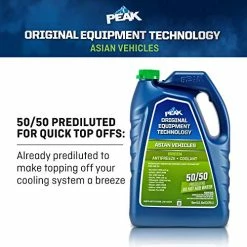 Cheapest 🛒 PEAK OET Extended Life Green 50/50 Prediluted Antifreeze/Coolant For Asian Vehicles, 1 Gal 🎉 -ZeroR-shop 512J81UWXZL