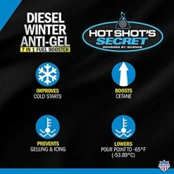 Outlet 🔥 Hot Shot's Secret Diesel Winter Anti-Gel – 7-in-1 Diesel Fuel Additive – Prevents Gelling And Fuel Line Freeze-Ups – Boosts Cetane – Cleans Injectors – Improves Performance – 16 Oz 💯 -ZeroR-shop 5196GKsSpzS