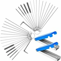 Buy π Set Of 4 Carburetor Carbon Dirt Jet Remove Cleaner 26 Cleaning Wires Set + 20 Cleaning Needles + 10 Nylon Brushes Tool Kit For Motorcycle ATV Moped Welder Carb Chainsaw Spray Guns Torch Tips π 18 Buy π Set Of 4 Carburetor Carbon Dirt Jet Remove Cleaner 26 Cleaning Wires Set + 20 Cleaning Needles + 10 Nylon Brushes Tool Kit For Motorcycle ATV Moped Welder Carb Chainsaw Spray Guns Torch Tips π -ZeroR-shop 51AhPk70RhL. AC