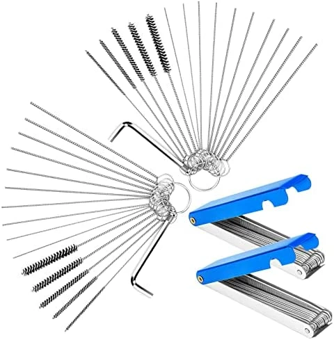 Buy π Set Of 4 Carburetor Carbon Dirt Jet Remove Cleaner 26 Cleaning Wires Set + 20 Cleaning Needles + 10 Nylon Brushes Tool Kit For Motorcycle ATV Moped Welder Carb Chainsaw Spray Guns Torch Tips π 8 Buy π Set Of 4 Carburetor Carbon Dirt Jet Remove Cleaner 26 Cleaning Wires Set + 20 Cleaning Needles + 10 Nylon Brushes Tool Kit For Motorcycle ATV Moped Welder Carb Chainsaw Spray Guns Torch Tips π - Image 6