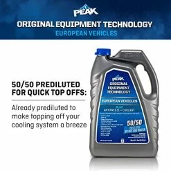 Cheapest 😍 PEAK OET Extended Life Blue 50/50 Prediluted Antifreeze/Coolant For European Vehicles, 1 Gal 🎁 -ZeroR-shop 51E5E149oYL