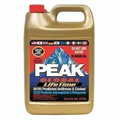 Cheapest 😀 PEAK PXAB53 Antifreeze Coolant, 1 Gal, 50/50, Amber ✨