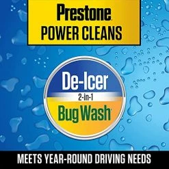 Flash Sale 🎁 Prestone AS658 Deluxe 2-in-1 Windshield Washer Fluid, All Season De-Icer And Bug Wash, Freeze Protection Up To -27°F, 1 Gallon Tissue Pack 🎉 -ZeroR-shop 51JoDPXXocL