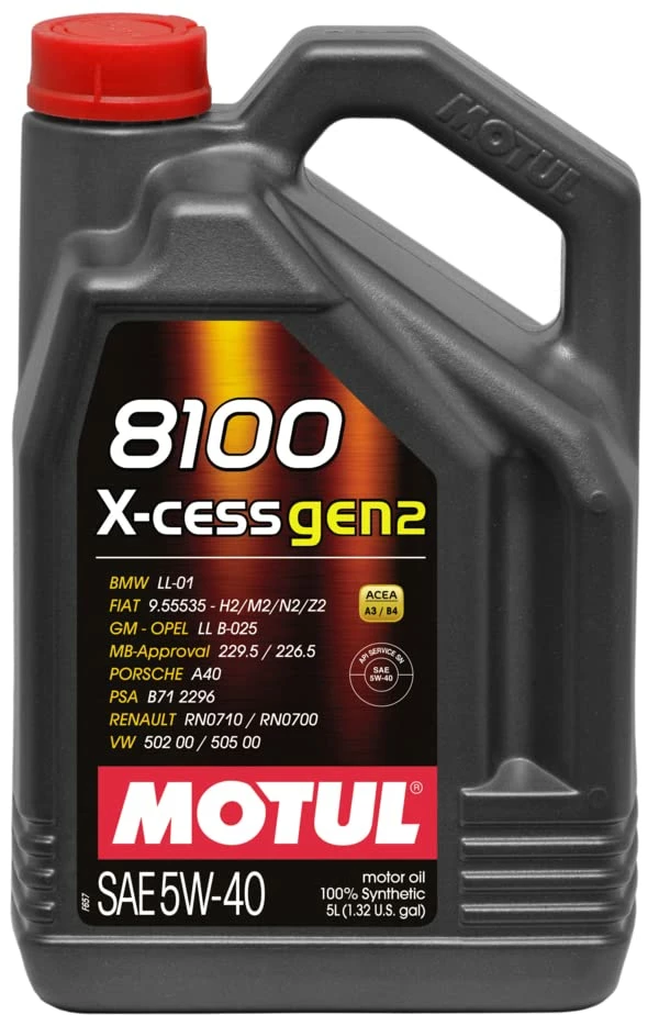 Hot Sale π 109776 8100 X-Cess Gen2 5W-40 Motor Oil 5-Liter Bottle β€οΈ 3 Hot Sale π 109776 8100 X-Cess Gen2 5W-40 Motor Oil 5-Liter Bottle β€οΈ