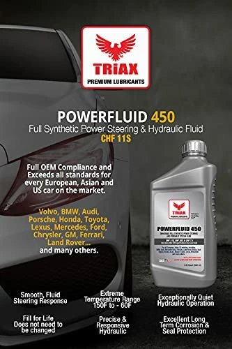 Top 10 ๐ Powerfluid 450 Full Synthetic Power Steering Fluid, Lifetime Fill, CHF 11S, CHF 202, CHF 7.1 For All European Cars, OEM Grade, Hydro-Pneumatic Suspension (1 Quart) ๐ 5 Top 10 ๐ Powerfluid 450 Full Synthetic Power Steering Fluid, Lifetime Fill, CHF 11S, CHF 202, CHF 7.1 For All European Cars, OEM Grade, Hydro-Pneumatic Suspension (1 Quart) ๐ - Image 3