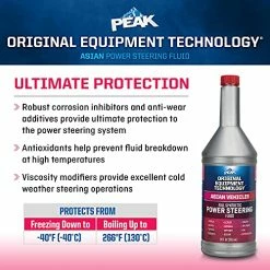 New โ PEAK OET Full Synthetic Power Steering Fluid For Asian Vehicles, 12 Oz ๐ฅฐ 10 New โ PEAK OET Full Synthetic Power Steering Fluid For Asian Vehicles, 12 Oz ๐ฅฐ -ZeroR-shop 51RaH1qHTKS