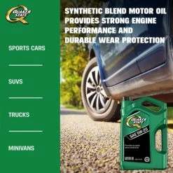 Best reviews of 😀 550044965 Motor Oil, Synthetic Blend 5W-20 (5-Quart, Single Pack) 🥰 -ZeroR-shop 51aQKbZkL8L