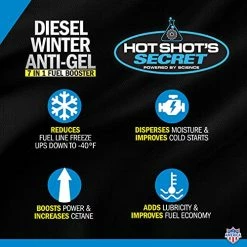 Outlet 🔥 Hot Shot's Secret Diesel Winter Anti-Gel – 7-in-1 Diesel Fuel Additive – Prevents Gelling And Fuel Line Freeze-Ups – Boosts Cetane – Cleans Injectors – Improves Performance – 16 Oz 💯 -ZeroR-shop 51bdv75tPSS