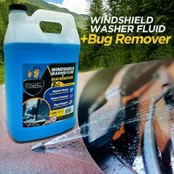 Brand new 🎉 Windshield Washer Fluid, Ready To Use, Removes Dirt, Safe For The Environment, Removes Grime, Streak Free Glass Cleaner ,+ 32°F, 1 Gallon (3.78 Liters) 🎁 -ZeroR-shop 51cO67f9jIL