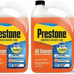 Flash Sale 🎁 Prestone AS658 Deluxe 2-in-1 Windshield Washer Fluid, All Season De-Icer And Bug Wash, Freeze Protection Up To -27°F, 1 Gallon Tissue Pack 🎉 -ZeroR-shop 51efncSxj5L. AC