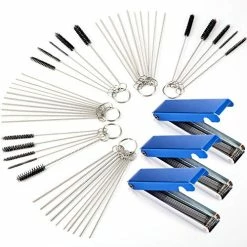 Best reviews of ⌛ Set Of 6 Carburetors Carbon Dirt Jet Remove Cleaner, 39 Pieces Wire Torch Tip Cleaner Tool, 30 Pieces Needles And 15 Pieces Brushes Cleaning Tool Kit For Motorcycle Moped Welder Carb Spray Gun Cleaner 👍