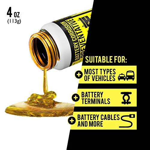 Deals ❤️ Mission Automotive 4 Oz Brush-On Oil-Based Battery Corrosion Preventative - Made In USA - Prevents Rust & Corrosion, Increases Life Of Battery, Does Not Dry Or Evaporate ✔️ 5 Deals ❤️ Mission Automotive 4 Oz Brush-On Oil-Based Battery Corrosion Preventative - Made In USA - Prevents Rust & Corrosion, Increases Life Of Battery, Does Not Dry Or Evaporate ✔️ - Image 3