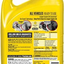 Top 10 β Prestone Anti Freeze Coolant, Maximum Protection Long Life Coolant, Engine Protection Against Rust Corrosion Clogging For All Vehicle Types And Fluid Colors, 1 Gallon, Prediluted 50/50, Tissue Pack π