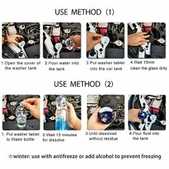 Cheapest 🤩 50 Pcs Car Windshield Washer Fluid Concentrate Tablets,Windshield Wiper Fluid,1 Pack Makes 52.5 Gallons,1 Piece Makes 1.05 Gallons(Winter: Use With De-icer Or Methanol) 💯 13 Cheapest 🤩 50 Pcs Car Windshield Washer Fluid Concentrate Tablets,Windshield Wiper Fluid,1 Pack Makes 52.5 Gallons,1 Piece Makes 1.05 Gallons(Winter: Use With De-icer Or Methanol) 💯 -ZeroR-shop 51qZTOgDo2L