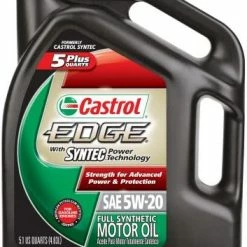 Budget 🌟 03128C Edge High Mileage 5W-30 Advanced Full Synthetic Motor Oil, 5 Qu 🎁 -ZeroR-shop 51rrIV3VoL. AC