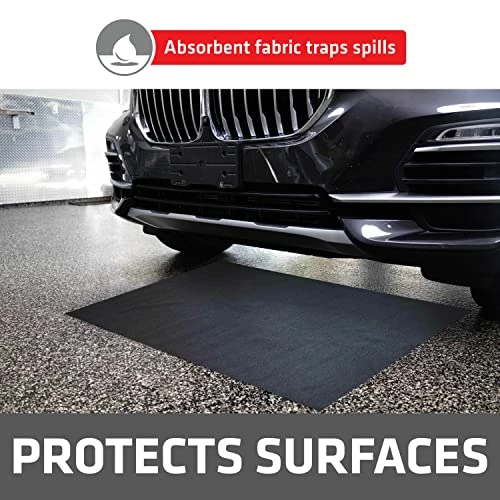 Best Sale ✔️ XL Oil Spill Mat (36" X 59"), Premium Absorbent Oil Pad - Reusable/Durable/Waterproof - Contains Liquids, Protects Garage Floor Surface (USA Made) ✔️ 4 Best Sale ✔️ XL Oil Spill Mat (36" X 59"), Premium Absorbent Oil Pad - Reusable/Durable/Waterproof - Contains Liquids, Protects Garage Floor Surface (USA Made) ✔️ - Image 2